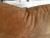 Shabby Chic Camel Ultra Suede Cover Pillow For Sale - Image 3 of 3