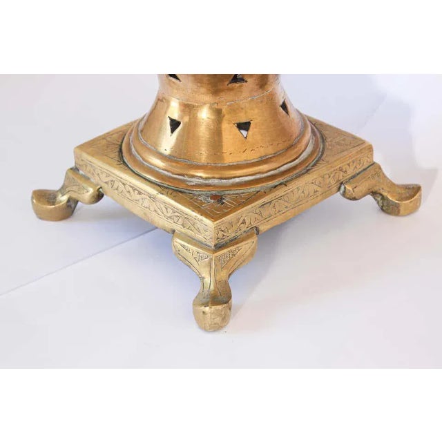 Brass Antique Moroccan Brass Samovar For Sale - Image 8 of 13