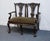 HENREDON FURNITURE Solid Mahogany Traditional Chippendale Style Settee 41" High 45" Wide 23" Deep Seat: 20" High Arms:...