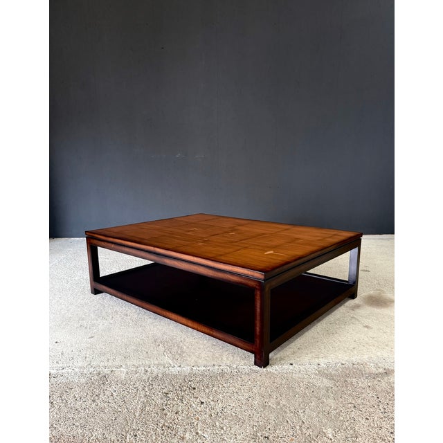 Postmodern Bamboo 2-Tier Top Coffee Table attributed to Axel Vervoordt, 1980s For Sale - Image 6 of 18
