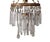 Bronze and Murano Glass Chandelier For Sale - Image 4 of 6
