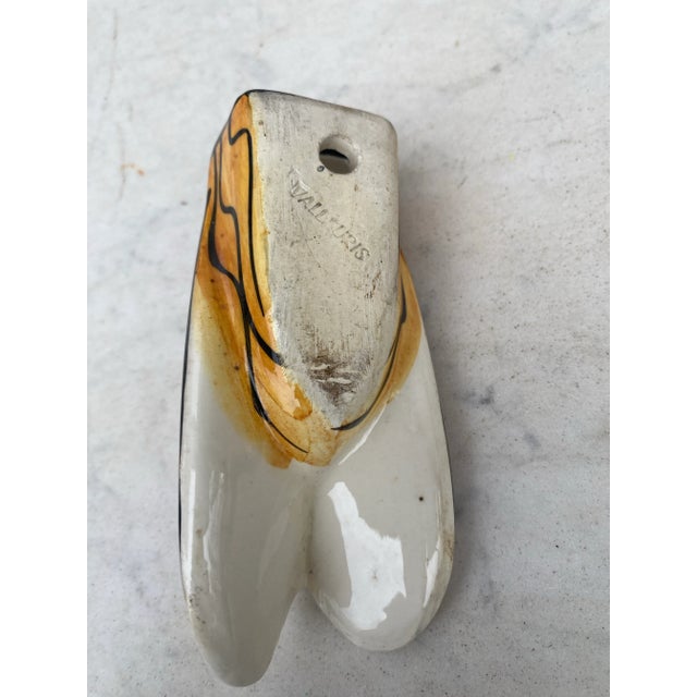 Ceramic French Majolica Cicada Wall Pocket Vallauris Circa 1950 For Sale - Image 7 of 7