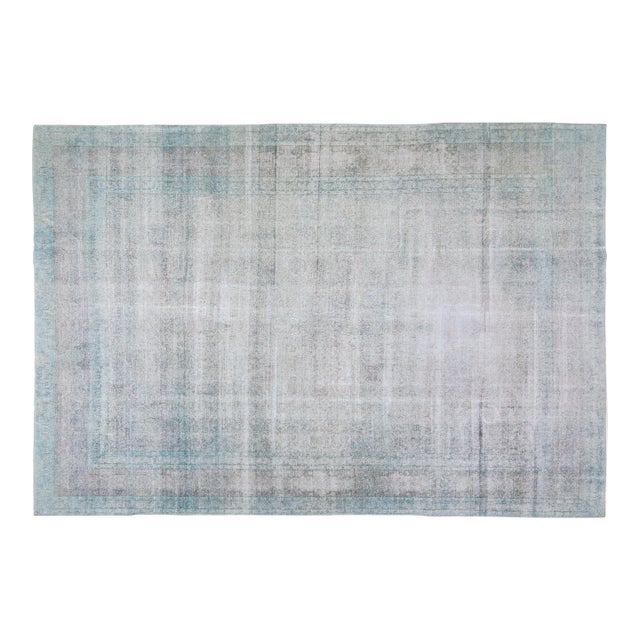 Vintage Turkish Anatolian Hand Knotted Wool Rug, 9'6x14 For Sale