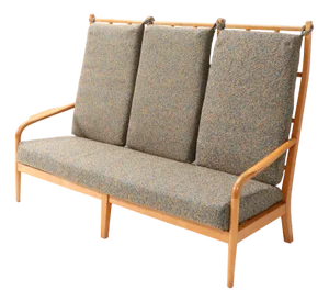 Mid-Century Modern Ash High Back Sofa by Frits Eschauzier Jr, 1967