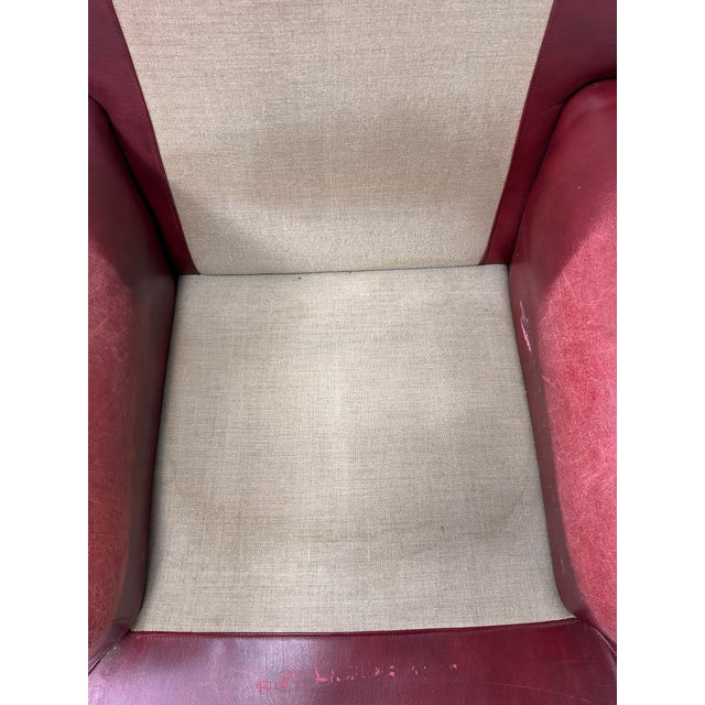 1960s Attributed to Arne Norell Leather “Mexico” Lounge Chair For Sale - Image 9 of 11