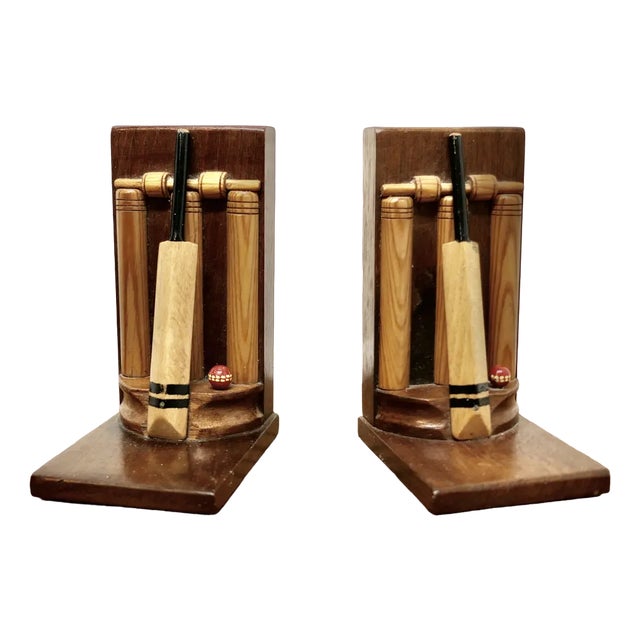 Mid Century Cricket Bookends, 1960s, Set of 2 For Sale