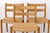 Set of 4 Niels Otto Møller Dining Chairs, Model 84, Oak, 1970s Crafted from solid oak, the frames have been carefully...
