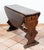 Antique Asse di Coppe Table in Solid Walnut with Side Panels, Italy, 17th Century For Sale - Image 3 of 7