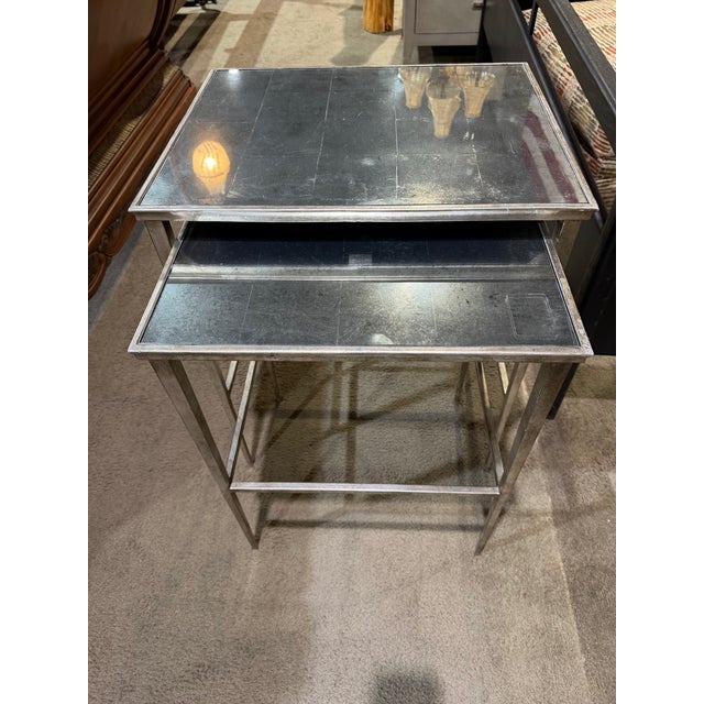 Bring a touch of refined Hollywood Regency glamour to your interior with this striking Restoration Hardware Mirrored...