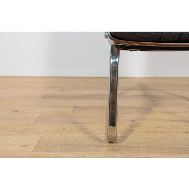 Chrome and Rosewood Chairs from Gordon Russell, United Kingdom, 1970s, Set of 4 For Sale - Image 18 of 18