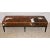 Early 21st Century Cowhide 60" Black Bench For Sale - Image 5 of 6