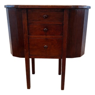 Antique American Side Cabinet / Work Table, Original Finish, Circa 1900–1925 For Sale