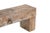 Crafted from substantial reclaimed teakwood beams, this bench celebrates the rustic beauty of simplicity and old wood. The...