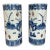 19thC. Pair of Late Qing Blue and White Hat Stands For Sale