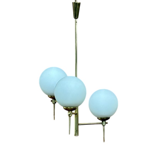 Chandelier from Maison Lunel, France, 1950s For Sale