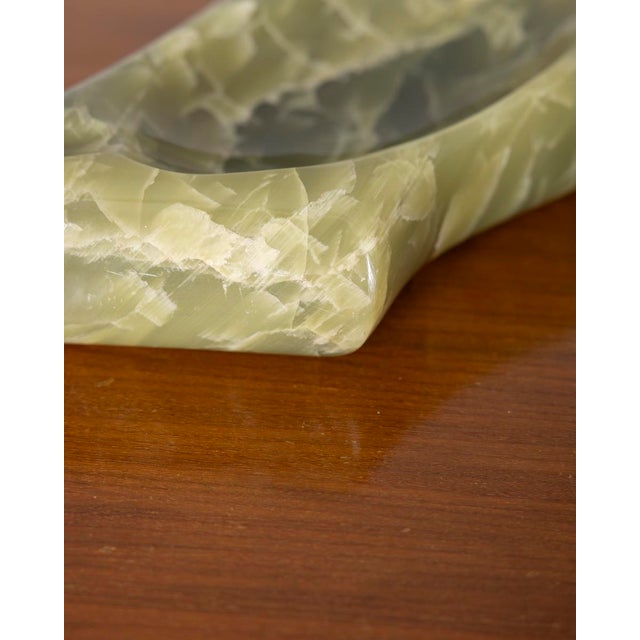 Gemstone Vintage Italian Onyx Stone Ashtray, 1960s For Sale - Image 7 of 9