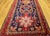 Vintage Persian Hamadan Gallery Rug, Hand-Knotted Wool, Geometric Bird Motifs Design, Navy & Red, 5’ X 11’ For Sale In Chicago - Image 6 of 14