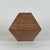 An original Mid-Late 20th Century handmade wooden sculpture. it is simple in its faceted polyhedron approach and...