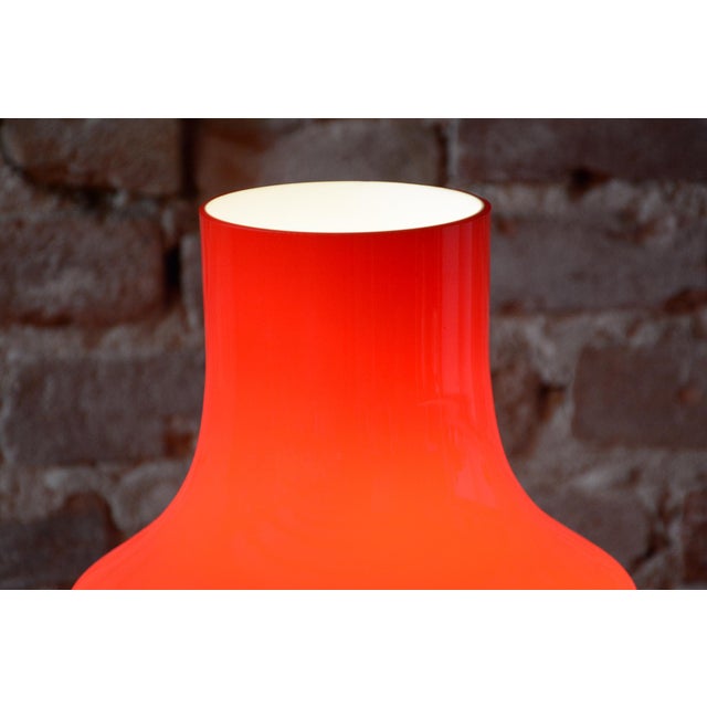 Glass Mid-Century Modern Table Lamp in Tinted Glass by Štěpán Tabera, Czech, 1960s For Sale - Image 7 of 11
