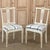 Wood Set of 6 Antique Swedish Gustavian Painted Dining Chairs Includes 2 Armchairs For Sale - Image 7 of 18