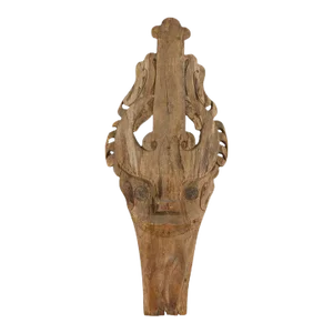 19th Century Large Hand Carved Singa Singa Tribal Carving from the Batak People, Sumatra