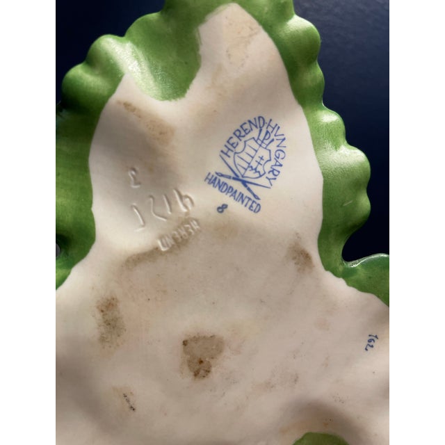 1980s Vintage Herend Water Lily For Sale - Image 5 of 5