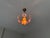 Vintage Murano Glass Ruffled Floral Pendant Light – Pink Swirl & Daisy Shades For Sale - Image 6 of 18