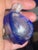 Early Republic Period Antique Carved Cobalt Glass Snuff Bottle Coral Stopper For Sale - Image 4 of 8