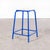French Bright Blue Laboratory Stools, 1970s, Set of 4 For Sale - Image 4 of 18