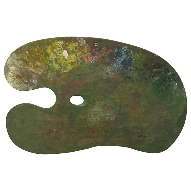 Decorative Artists Pallet, 1960s For Sale - Image 9 of 9