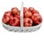Vintage Bergdorf Goodman Italian Glazed Ceramic Apple Basket Centerpiece For Sale - Image 9 of 12