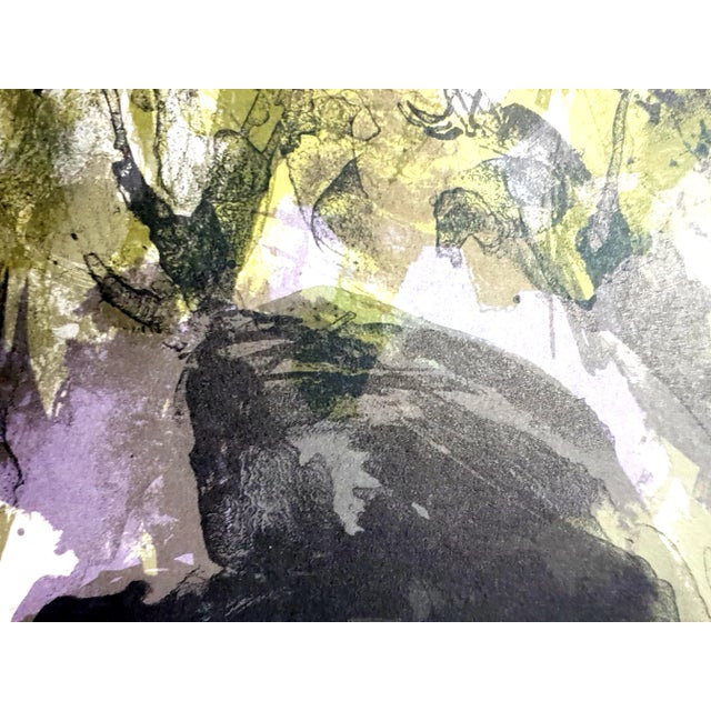 Zao Wou-ki - Original Lithograph - Abstract Composition 1971 For Sale - Image 3 of 6