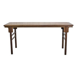 75" Long Antique Chinese Painting Table For Sale