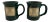 Modern Hunter Green Deneen Pottery Set of 2 Mugs For Sale