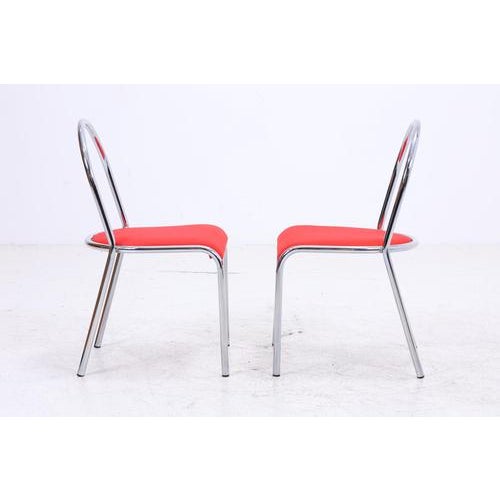 Vintage Chrome Chairs, Set of 2 For Sale - Image 3 of 14