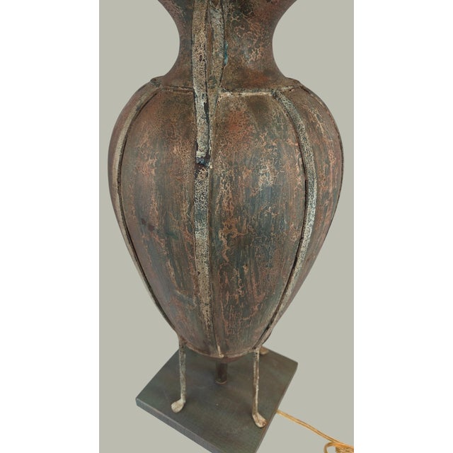 Frederick Cooper Monumental Tyndale for Frederick Cooper Gadrooned Urn Lamp, Chicago, C. 1970s–80s For Sale - Image 4 of 18