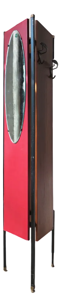 Italian Hallway Coat Rack from Vetraria Iberia, 1950s
