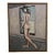 Walking Nude at the Window Oil Painting on Canvas by John Kaucher For Sale