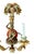 Mid 20th Century Vintage Italian Carved Wood Monkey Wall Sconces, Hand-Painted - a Pair For Sale - Image 5 of 14
