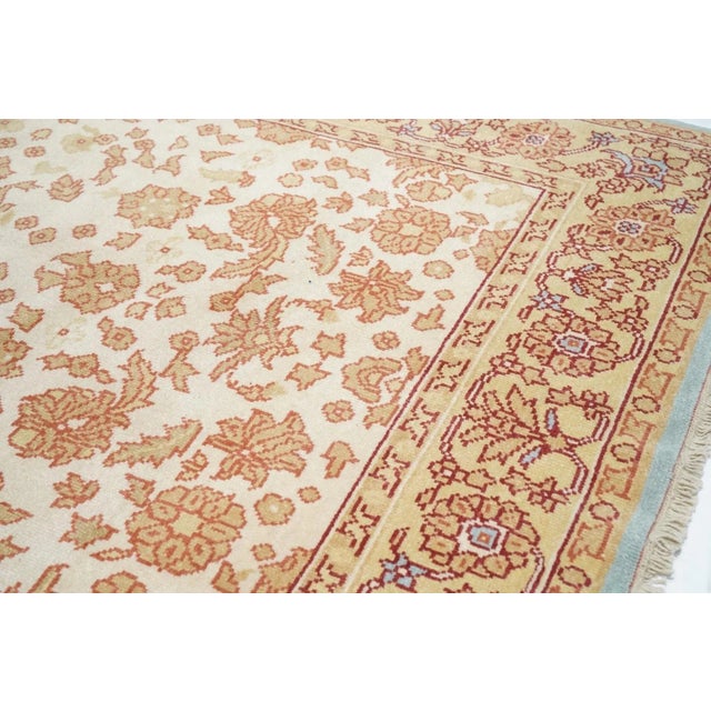 Early 21st Century Oushak Rug 6' X 9' For Sale - Image 5 of 10