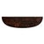 Wood Astor 54"W Demilune Console Table, Dark Burl For Sale - Image 7 of 8