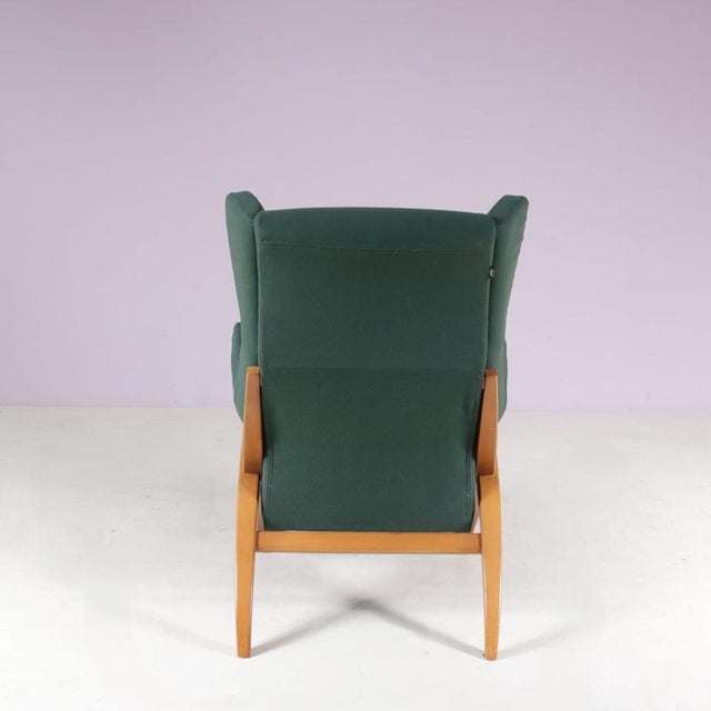 Vintage Italian Fiorenza High Back Easy Chair by Franco Albini for Arflex, 1980s For Sale - Image 10 of 13