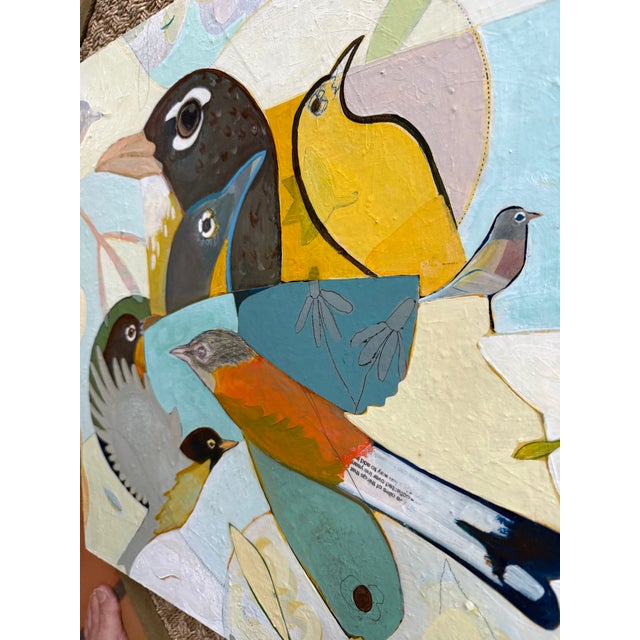 Paint “Robin Party” Birds by LWren Walraven For Sale - Image 7 of 10