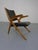 Boomerang Chair in Beech & Leather by Louis Van Teeffelen for Wébé Furniture, Netherlands, 1960s For Sale - Image 4 of 18