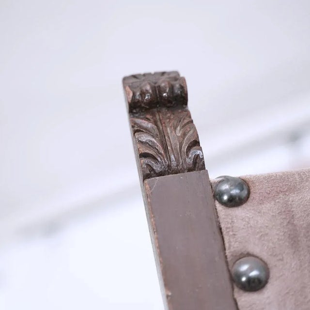 Renaissance Style Studded Armchair For Sale - Image 5 of 8