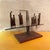 Mid-Century Modern Mid-Century Brutalist Metal and Wood Sculpture by Virginia Stemple For Sale - Image 3 of 13