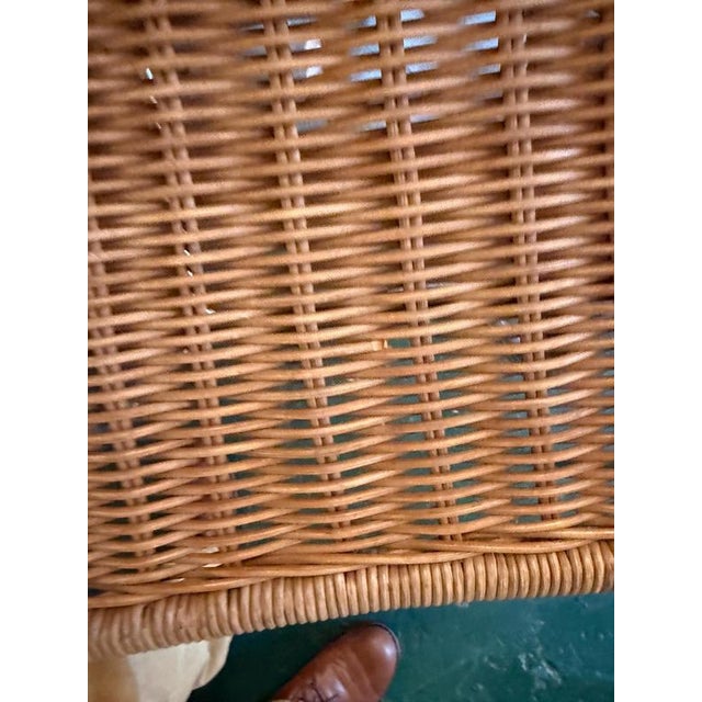 Bar Stool with Wicker Seat by Dirk van Sliedrecht for Rohe Noordwolde For Sale - Image 9 of 10