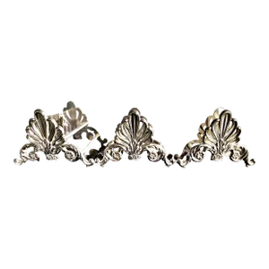 Vintage Leonard Italian Fine Silver Plate Napkin Holders - Set of 3