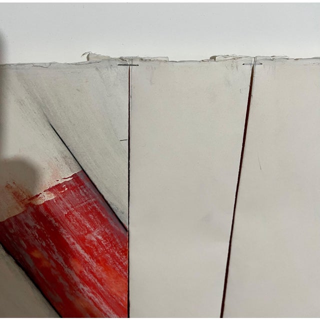 Richard Smith, Original Abstract Collage Painting British American Pop Artist Richard Smith, 1976 For Sale - Image 9 of 12