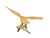 Mid-Century Modern 1950s Brass Eagle Statue For Sale - Image 3 of 4